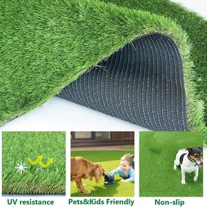 Prix <span class=keywords><strong>moins</strong></span> chers Intérieur Extérieur Pelouse Aménagement Paysager <span class=keywords><strong>Gazon</strong></span> <span class=keywords><strong>Artificiel</strong></span> Synthétique Tapis Herbe Ignifuge Haute Densité pour Jardin - Product Image 4