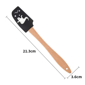 Mini Multi-funzionale serie di Halloween crema di cottura <span class=keywords><strong>Silicone</strong></span> <span class=keywords><strong>spatola</strong></span> burro di legno <span class=keywords><strong>spatola</strong></span> da <span class=keywords><strong>cucina</strong></span> - Product Image 6
