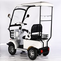 Scooter électrique LEO deux places avec batterie au plomb-acide 60V, certifié CE, autonomie 30km, vitesse 30km/h, nouveau chargeur intelligent, idéal pour le golf