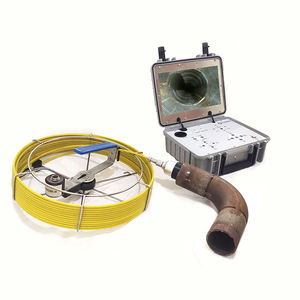 Caméra d'inspection des égouts avec écran de 10 pouces IP68, contrôleur de boîte, tige de poussée, caméra de drainage avec <span class=keywords><strong>compteur</strong></span> de mètres et localisateur 512 Hz - Product Image 2