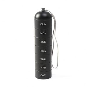กล่องยาแบบใหม่ อลูมิเนียมอัลลอยด์ ขวดใส่ยาโลหะ กล่องยาพกพา - Product Image 1