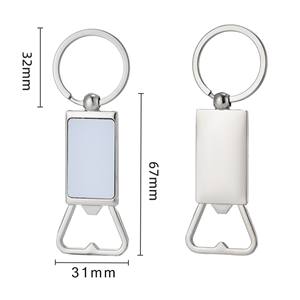 Ouvre-bouteille magnétique en métal personnalisé, autocollant pour réfrigérateur, alliage, acier inoxydable, impression par transfert thermique - Product Image 4