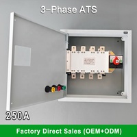 Armoire de distribution électrique avec barre omnibus, triphasée, type PC, ATS, commutateur de transfert automatique double alimentation