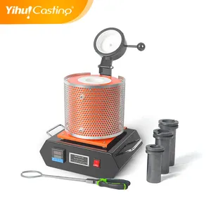 yihui brand gold bar making machine 1-3kg optional mini melting furnace gold melting machine jewelry machine