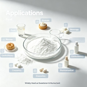 Poudre de sorbitol, humectant, non agglomérant, 20-60 mesh, E420, fabricant, normes BP, USP, EP, FCC - Product Image 3