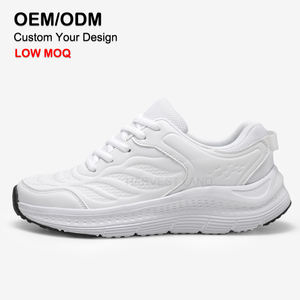 Venta al por mayor de zapatos deportivos gruesos transpirables para hombres y mujeres de cuatro estaciones de realce zapatillas de deporte de papá con plantilla de PU - Product Image 2