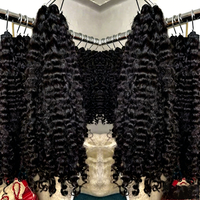 Mavis Cheveux Vietnamiens Remy Bouclés Durables Personnalisés OEM, Cuticules Alignées, Double Trame Faite à la Machine, Toutes Couleurs, Sans Traitement Chimique