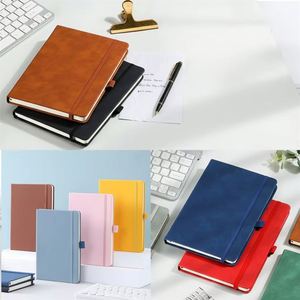 Promotion Wholesale Custom Printing Planner <b>A4</b> A5 A6 Business Office Strap <b>Notebook</b> With Pu <b>Leather</b> Cover - Product Image 4