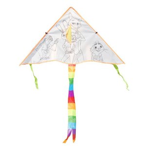 Ming Anjia White Kite Blank Coloring Board Kite For Children DIY <b>Hand</b> Painted Gift - Product Image 2