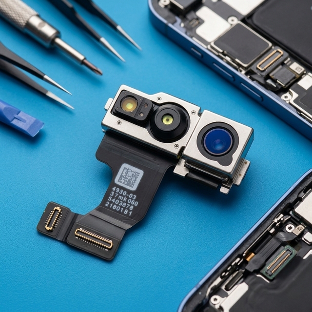 High Quality for iPhone 16 Plus Original Front Facing Camera Module Replacement Support Face ID Repair Fix Assembly Part