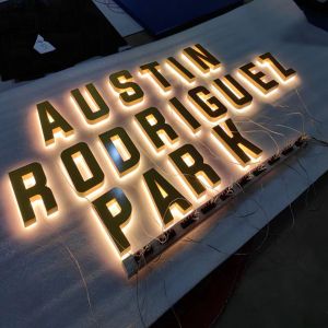 Chất lượng cao tùy chỉnh mở dấu hiệu không thấm nước 3D chữ ngoài trời cửa hàng Backlit dấu hiệu thép không gỉ cao cấp điện tử Backlit dấu hiệu - Product Image 4