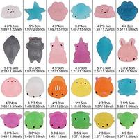 Nouveaux Produits 2025: Jouet Anti-Stress en Silicone Kawaii Mochi Squishies à Montée Lente, Mini Jouets Squishy en TPR