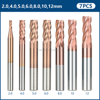 Fraise à queue CNC en carbure à 4 dents avec angle de hélice de 45° pour le fraisage industriel, le profilage de surface et le fraisage de rainures