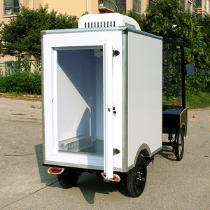 Vélo cargo <span class=keywords><strong>électrique</strong></span> à quatre roues avec glacière, longue autonomie, <span class=keywords><strong>pour</strong></span> livraison urbaine, avec toit de chargement - Product Image 5