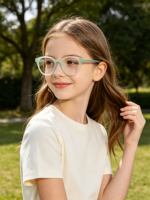 Personnalisation de lunettes pour enfants en acétate, lunettes rondes pour enfants, montures et verres optiques pour un usage quotidien, OEM/ODM