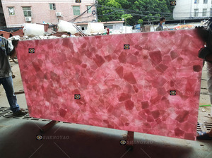 Quarzo rosa Vassoio Lampada di Cristallo Rosa di Marmo In Algeria Prezzo - Product Image 4