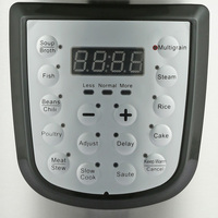 Cuisinière à pression électrique intelligente 13-en-1 avec écran LED, en acier inoxydable, avec revêtement antiadhésif de 5 L, pour usage domestique et hôtelier