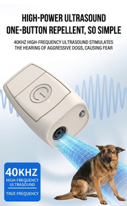 Dispositif électronique <span class=keywords><strong>anti</strong></span>-<span class=keywords><strong>aboiement</strong></span> rechargeable à ultrasons pour <span class=keywords><strong>chien</strong></span>, silencieux 40 kHz, outil d'entraînement pour animaux de compagnie intérieur/extérieur 20+ - Product Image 2