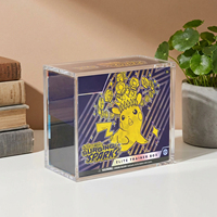 Boîtes de protection transparentes en acrylique pour cartes ETB, présentoirs pour boîtes d'entraînement d'élite, présentoirs TCG avec couvercle magnétique robuste
