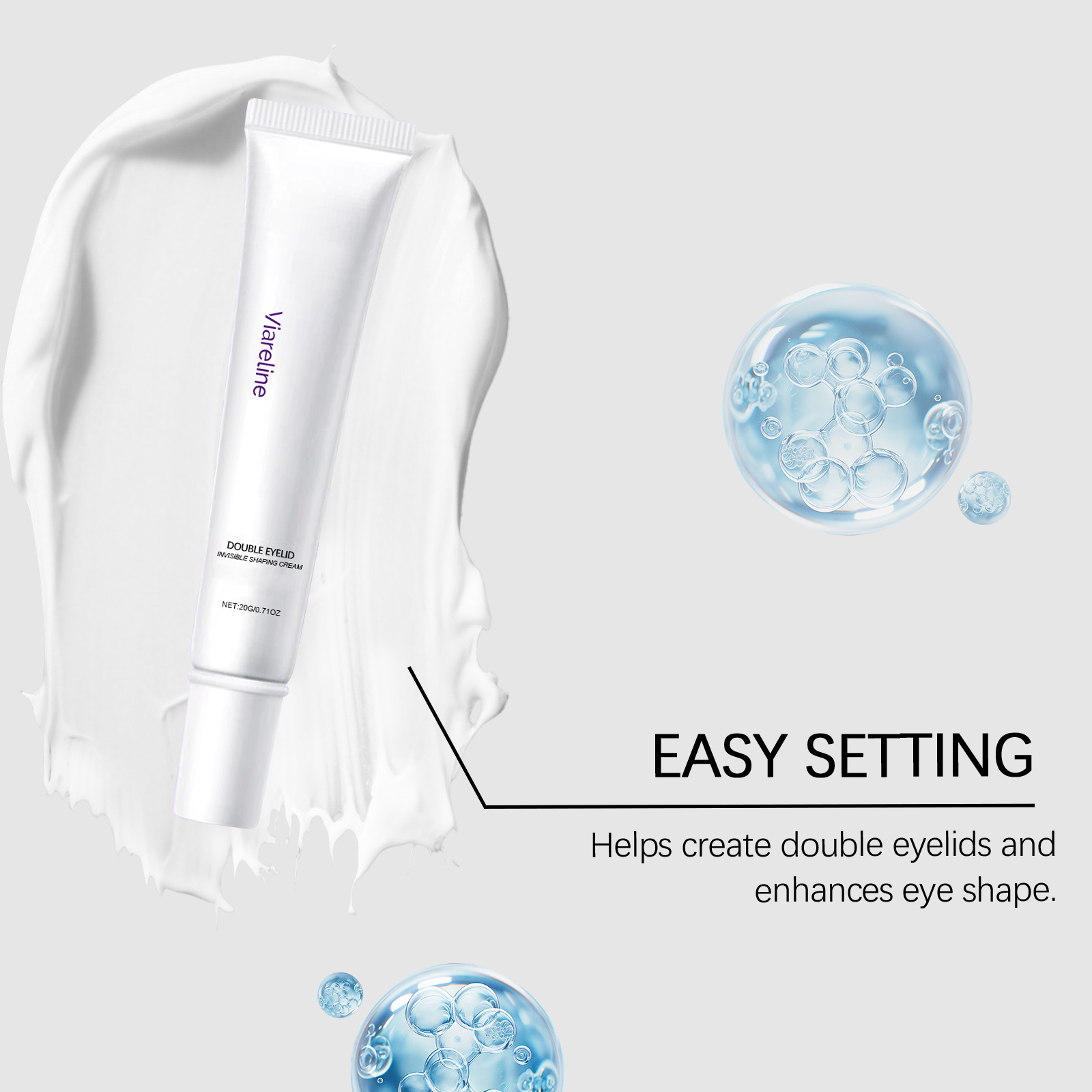 VIARELINE Aloe Vera Cream for Invisible Double Eyelid Shaping| Alibaba.com
