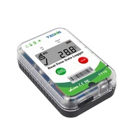 Enregistreur de données GPS 4G en temps réel TZONE TT19, capteur de température et d'humidité, enregistreur de données intelligent Wifi
