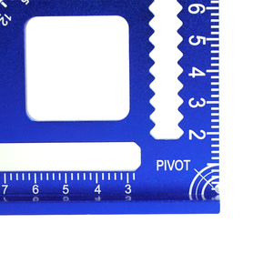 Règle carrée professionnelle en alliage d'aluminium, taille personnalisable, portable, pour <span class=keywords><strong>menuisier</strong></span>, bricolage industriel - Product Image 4