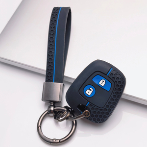 Étui de clé de voiture sport avec porte-clés pour Peugeot 107 108 206 207 307 308 et Citroën C1 C2 C3 C4 C5 <span class=keywords><strong>Saxo</strong></span> – Accessoire durable pour clé de voiture - Product Image 6