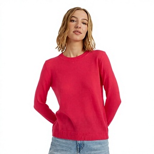 Pulls en tricot pour femmes, doux et décontractés, col rond élégant, pull chaud, vente en gros personnalisée de pulls pour femmes - Product Image 5