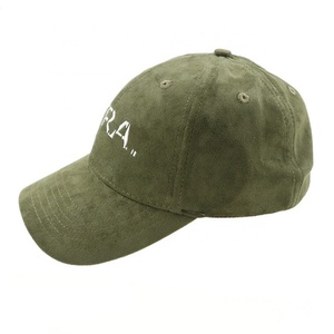 2021 Green Custom Blank Baseball Cap <b>Hats</b> Suede - Product Image 4