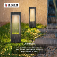 Lampe de jardin extérieure en aluminium simple à prix de gros, LED verte IP65, alimentation CA 10W, intensité variable