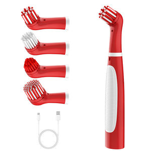 CE IPX6 Customized Color 12000rpm 4 in 1 Multifunction USB Charging Sonic Scrubber <strong>Electric</strong> Shoe <strong>Cleaning</strong> <strong>Brush</strong> for Kitchen - Product Image 3