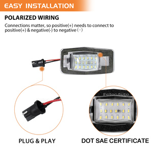 Luz LED de Alta Luminosidad para Placa de Matrícula, para Ford Escape, Mercury Mariner, <span class=keywords><strong>Mazda</strong></span> Miata <span class=keywords><strong>MX</strong></span>-<span class=keywords><strong>5</strong></span>, Luz Trasera, Buen <span class=keywords><strong>Precio</strong></span> - Product Image 6