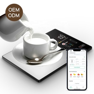 OEM 휴대용 <span class=keywords><strong>5kg</strong></span> 스테인리스 전자 디지털 스마트 주방 저울 배터리 작동식 식품 계량 타이머 - Product Image 2