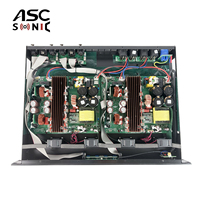 Amplificateur audio professionnel ASCSONIC SD5004S 4 canaux 4x900W 1U en métal léger avec garantie de 2 ans pour les salles de spectacle