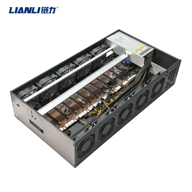 12 Gpu Server case B250 Support 12 Gpu Silent Rig Frame 12 Gpu Motherboard with High Power Supply Server case