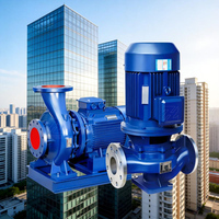 Pompa Air Tawar 380V 160m 10hp 15hp 25hp Motor Listrik Pompa Sentrifugal Tekanan Tinggi Segel Mekanis ISWmp