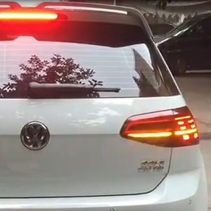Feux arrière LED dynamiques ADT 2018 pour Golf 7 Golf R MK7.5 avec clignotants et feux stop LED DRL, faisceau de câblage inclus - Product Image 3