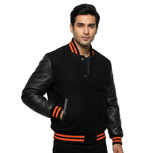 2023 Customized Top Design New <b>Men</b> <b>Baseball</b> <b>Jacket</b> <b>Men</b> Fashion Wears Design Wine Red <b>Mens</b> Slim Fit College Varsity <b>Jacket</b> - Product Image 1