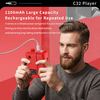 Radio FM numérique portable avec écran et lampe de poche, alimentée par batterie rechargeable, utilisation extérieure puissante, sortie 3W pour 5.0