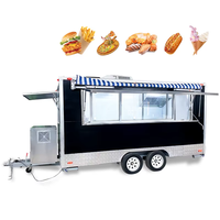 Chariot de restauration mobile personnalisable - Caravane et remorque pour hamburgers et snacks, idéal pour les restaurants mobiles