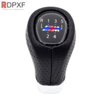 Pour BMW G30 G20 X3 E70 |   Accessoires BMW, pièces intérieures, pommeau de levier de vitesse en cuir véritable 5/6 vitesses, levier de vitesse manuel.