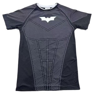 American-style Sporty Short-sleeve Mens Summer Fitness <strong>T</strong>-<strong>shirt</strong> Polka Dot Printed Breathable Quick-drying Stretchy 240 Grams - Product Image 5