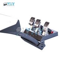 Garantía de calidad Plataforma 3DOF 3 Pantallas F1 Cabina Conducción de automóviles VR Simulador de carreras Silla de juego con pedales ajustables