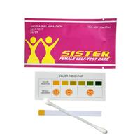 Carte d'auto-Test pour l'inflammation vaginale féminine, papier de Test d'urine, bandelettes de Test de PH vaginal