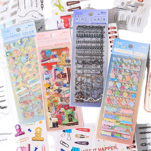 Adesivi Decorativi Fai-da-Te per Bambini, Carini Cartoni Animati, Impermeabili, per Decorazioni Artigianali - Product Image 6