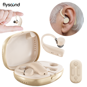 Máy trợ thính mini không dây, chống nước, sạc lại được của hãng Flysound dành cho người cao tuổi, tai nghe khuếch đại âm thanh y tế phục hồi chức năng - Product Image 2