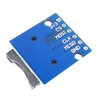 Module de carte d'extension de stockage de carte SD avec broches, bouclier mémoire à interface SPI pour microcontrôleurs ARM / AVR