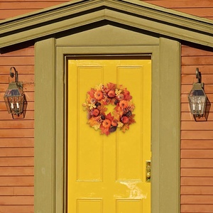 Ghirlanda AYOYO con Foglie d'Acero, Zucca, Pino, Decorazioni per Raccolto, Ringraziamento, <span class=keywords><strong>Halloween</strong></span>, Natale, Capodanno, Arredamento Casa - Product Image 5