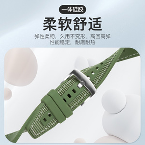 Correa de nailon suave y transpirable de 22 mm para WATCH <span class=keywords><strong>GT</strong></span> 5 Pro 46 mm, correa deportiva oficial para reloj 4/GT3 SE - Product Image 3