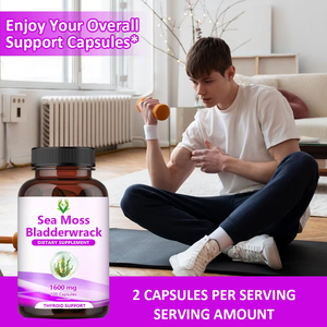 OEM ODM Natural Sea Moss with Bladderwrack Support Overall Body Healthy Thyroid Support and Boost Energy Levels - Product Image 6